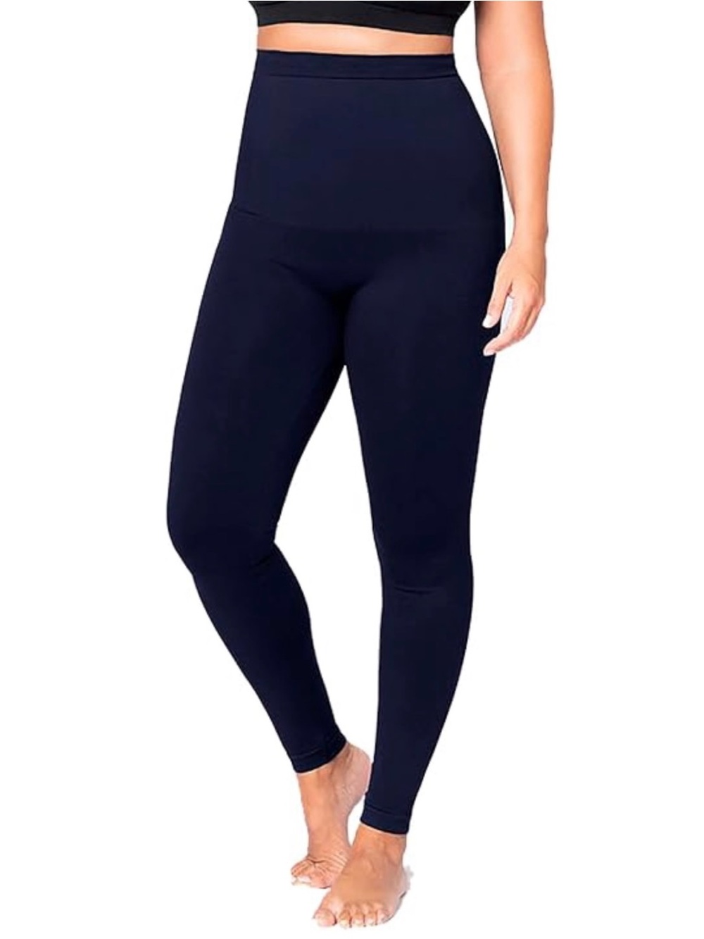 Empetua by Shapermint High Waisted Shaping Leggings Navy Blue Size 2XL - Picture 3 of 16